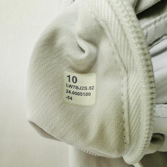 Lululemon Track That High Rise Lined Short 3" White Size 10 Run Gym - Picture 6 of 8